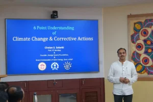 Invited Talk by IIT Bombay Prof Chetan Singh Solanki on Climate Change