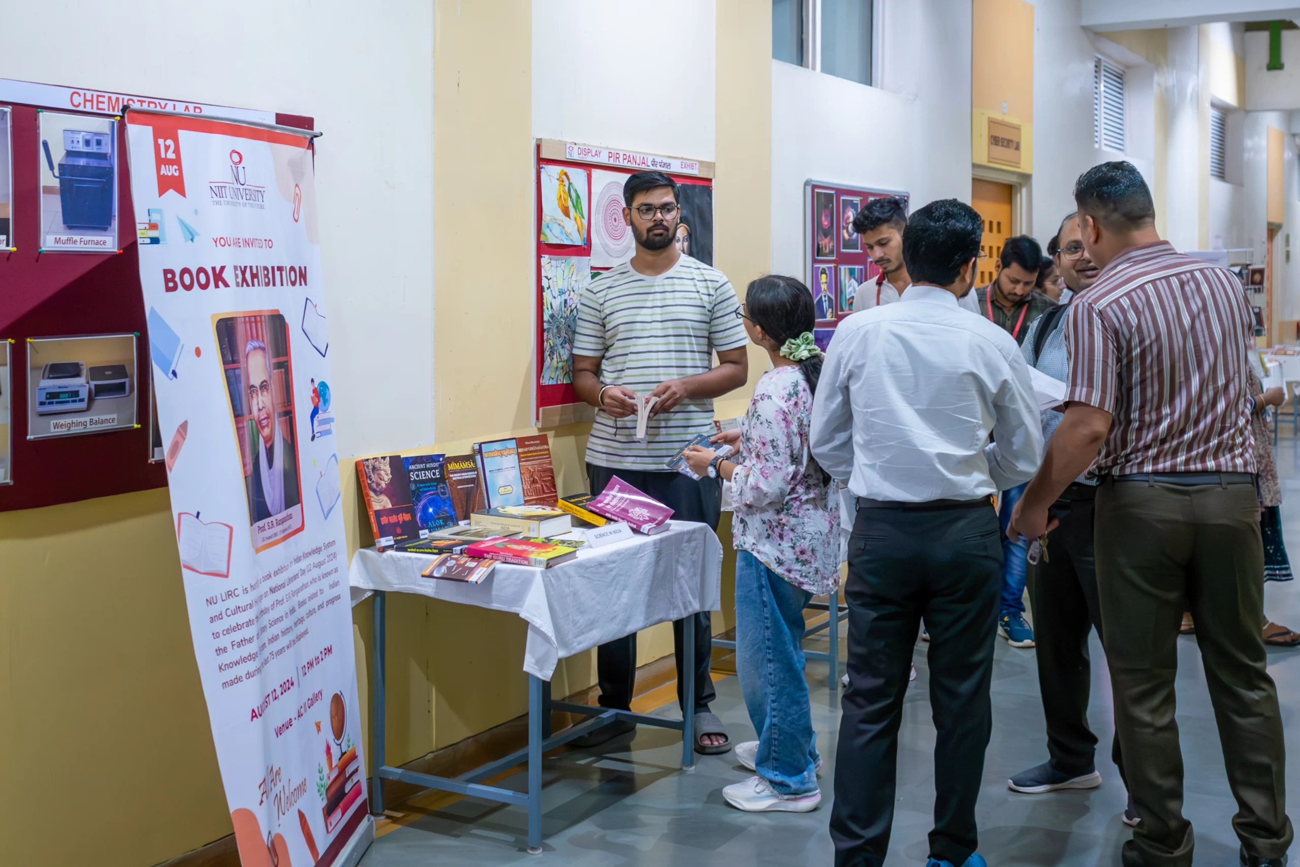 NU LIRC hosts a book exhibition on National Librarians Day